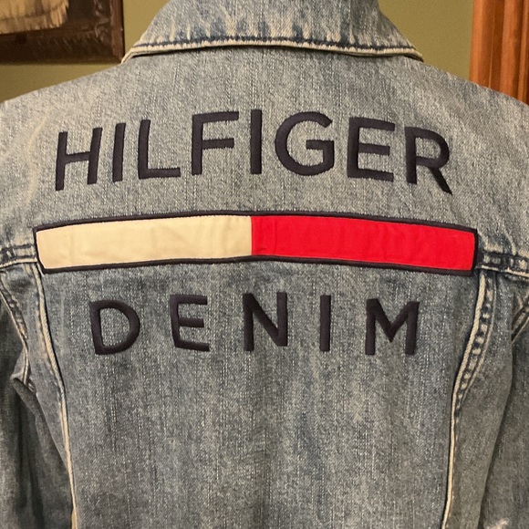 Tommy Hilfiger Light Blue Denim Jacket, Size S - Picture 3 of 9